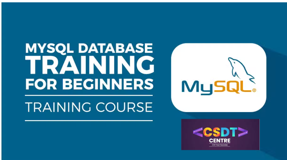 Database Training at CSDT Centre covering SQL, MySQL, and database management.